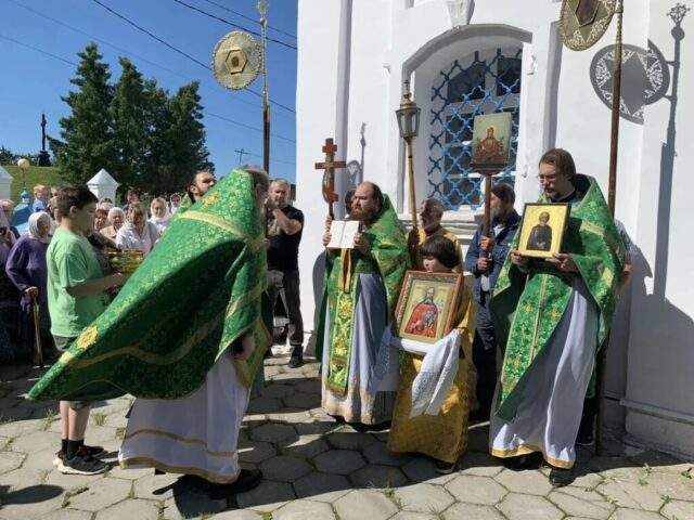 Праздничное богослужение в Благовещенском храме г. Зарайска