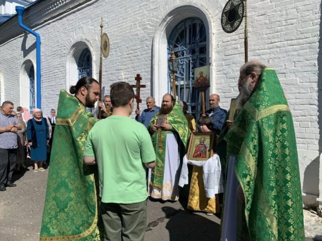 Праздничное богослужение в Благовещенском храме г. Зарайска