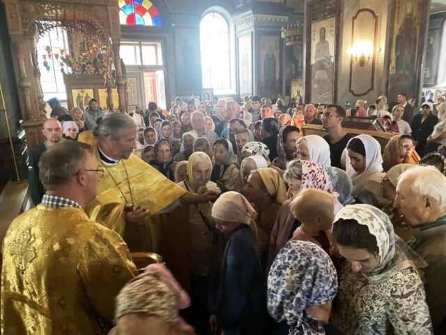 Праздничное богослужение в Иоанно – Предтеченком соборе г. Зарайска