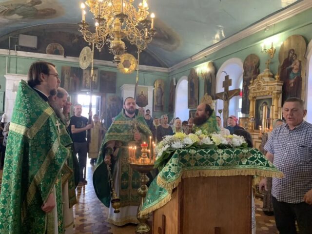 Праздничное богослужение в Благовещенском храме г. Зарайска
