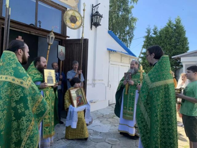 Праздничное богослужение в Благовещенском храме г. Зарайска