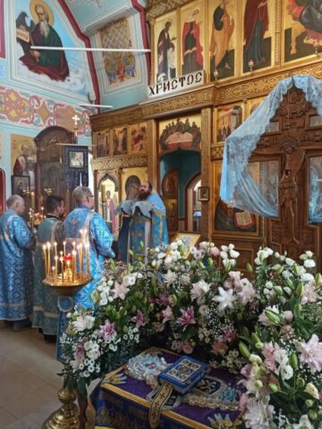 Молебен перед началом учебного года