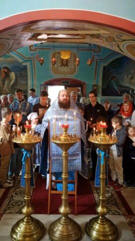Молебен перед началом учебного года