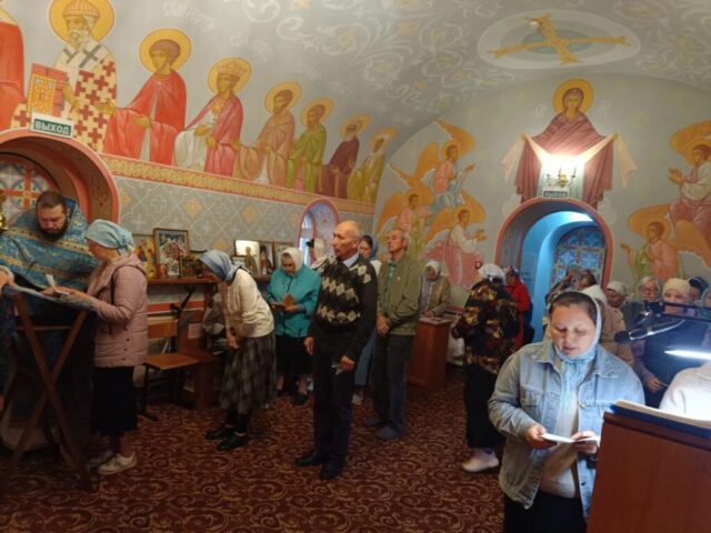 Престольный праздник в храме Владимирской иконы Божией Матери д. Летуново