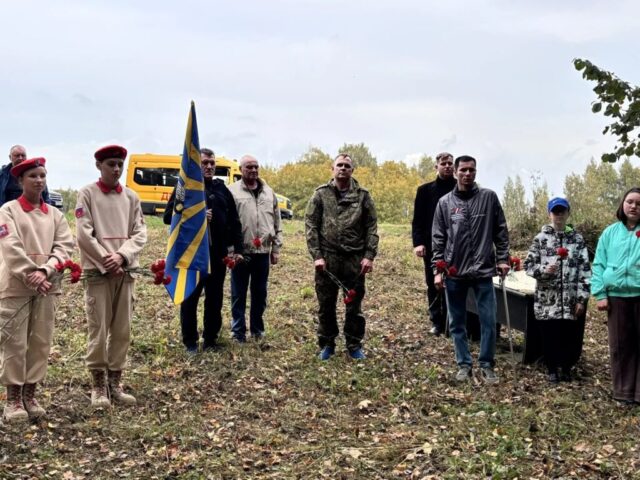 Памятная церемония в Ильицино
