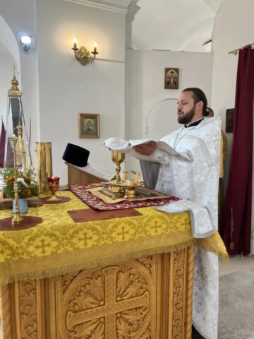 Праздничное богослужение в Одигитриевском храме д.Чернево.