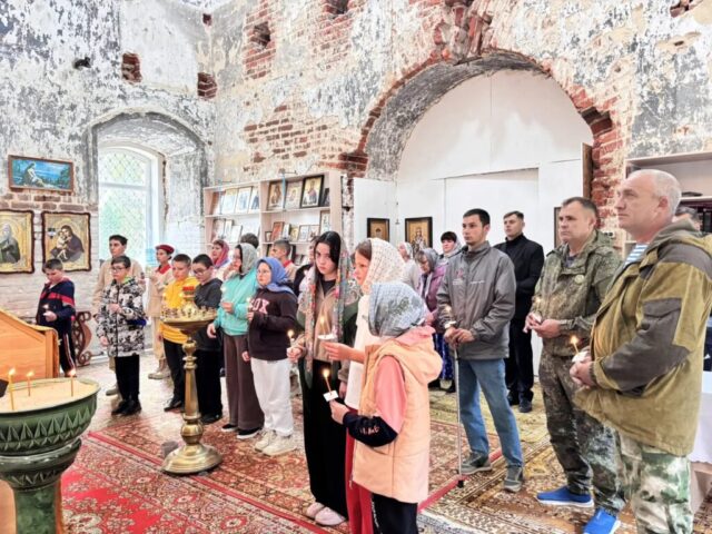 Памятная церемония в Ильицино