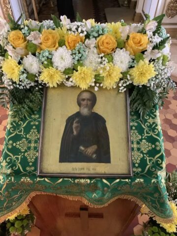 Праздничное богослужение в Благовещенском храме г. Зарайска