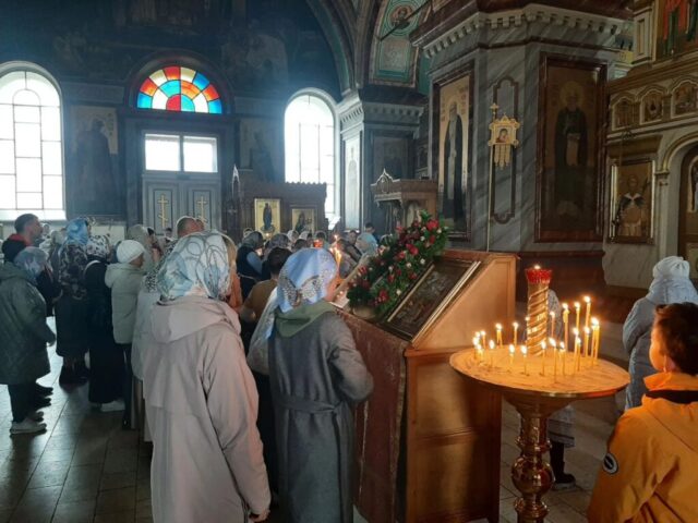 Божественная литургия в Иоанно-Предтеченском соборе