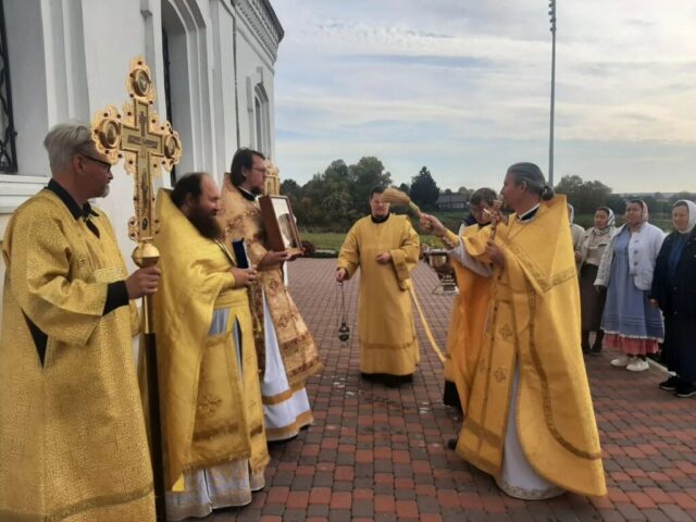 Престольный праздник на Богородицерождественском приходе д. Радушино