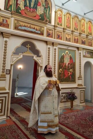 Богослужение в Преображенском храме с. Спас-Дощатый